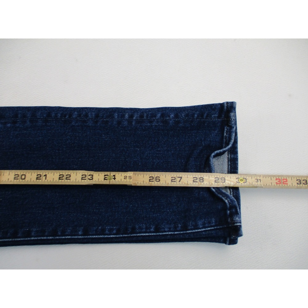 Mother High Waisted Rider Skimp Jeans in Catch Me If You Can Dark Blue Wash 26 - Picture 13 of 15